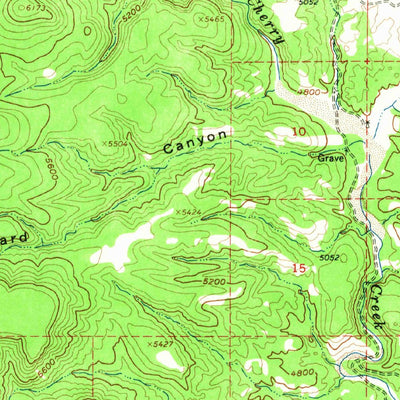 United States Geological Survey Young, AZ (1961, 62500-Scale) digital map