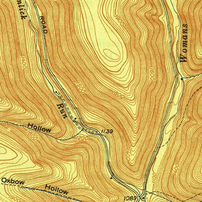 United States Geological Survey Young Womans Creek, PA (1949, 24000-Scale) digital map