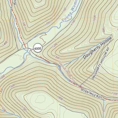 United States Geological Survey Young Womans Creek, PA (2023, 24000-Scale) digital map
