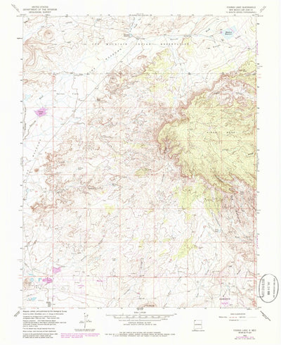 United States Geological Survey Youngs Lake, NM (1963, 24000-Scale) digital map