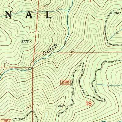 United States Geological Survey Youngs Peak, CA (2001, 24000-Scale) digital map