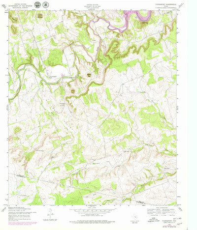 United States Geological Survey Youngsport, TX (1958, 24000-Scale) digital map