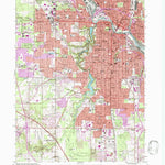 United States Geological Survey Youngstown, OH (1994, 24000-Scale) digital map