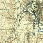 United States Geological Survey Youngstown, OH-PA (1908, 62500-Scale) digital map