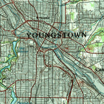 United States Geological Survey Youngstown, OH-PA (1986, 100000-Scale) digital map