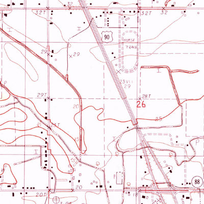United States Geological Survey Youngsville, LA (1983, 24000-Scale) digital map