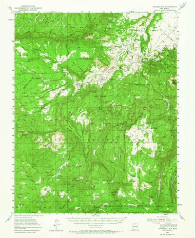 United States Geological Survey Youngsville, NM (1953, 62500-Scale) digital map
