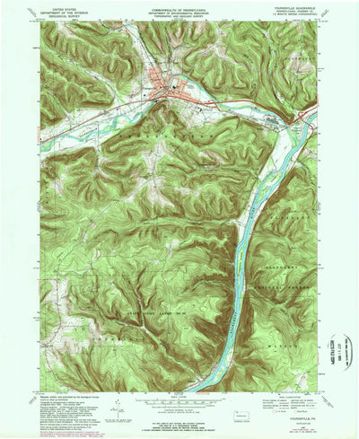 United States Geological Survey Youngsville, PA (1969, 24000-Scale) digital map