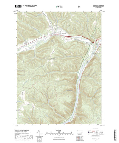 United States Geological Survey Youngsville, PA (2023, 24000-Scale) digital map