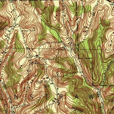 United States Geological Survey Youngsville, PA-NY (1943, 62500-Scale) digital map