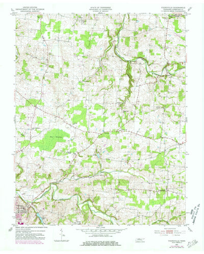 United States Geological Survey Youngville, TN (1952, 24000-Scale) digital map