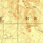 United States Geological Survey Younts Peak, WY (1907, 125000-Scale) digital map