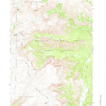 United States Geological Survey Younts Peak, WY (1970, 24000-Scale) digital map