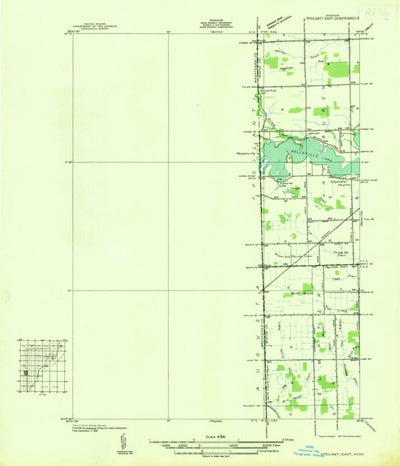 United States Geological Survey Ypsilanti East, MI (1936, 31680-Scale) digital map