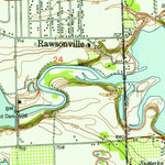 United States Geological Survey Ypsilanti East, MI (1953, 24000-Scale) digital map