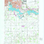 United States Geological Survey Ypsilanti East, MI (1967, 24000-Scale) digital map