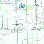 United States Geological Survey Ypsilanti East, MI (1967, 24000-Scale) digital map