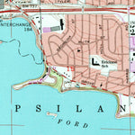 United States Geological Survey Ypsilanti East, MI (1967, 24000-Scale) digital map