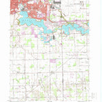 United States Geological Survey Ypsilanti East, MI (1996, 24000-Scale) digital map
