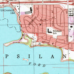 United States Geological Survey Ypsilanti East, MI (1996, 24000-Scale) digital map