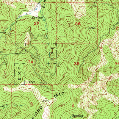 United States Geological Survey Yreka, CA (1954, 62500-Scale) digital map
