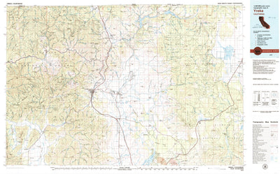 United States Geological Survey Yreka, CA (1979, 100000-Scale) digital map