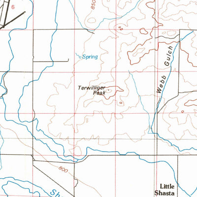 United States Geological Survey Yreka, CA (1979, 100000-Scale) digital map