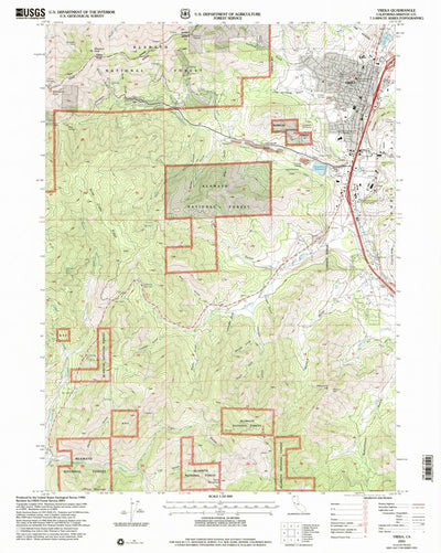 United States Geological Survey Yreka, CA (2001, 24000-Scale) digital map