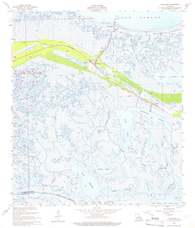 United States Geological Survey Yscloskey, LA (1957, 24000-Scale) digital map