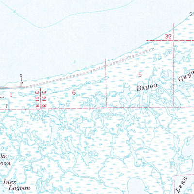 United States Geological Survey Yscloskey, LA (1957, 62500-Scale) digital map