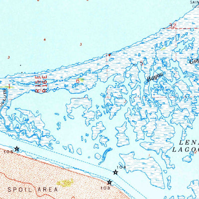 United States Geological Survey Yscloskey, LA (1969, 62500-Scale) digital map