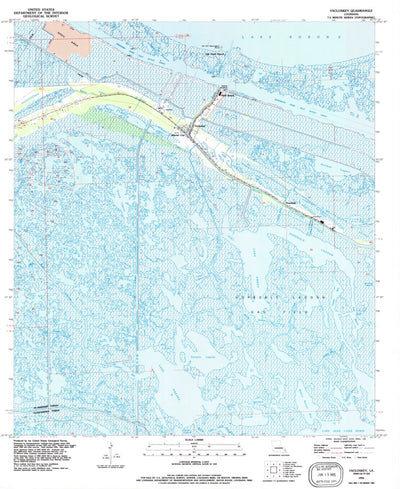 United States Geological Survey Yscloskey, LA (1994, 24000-Scale) digital map