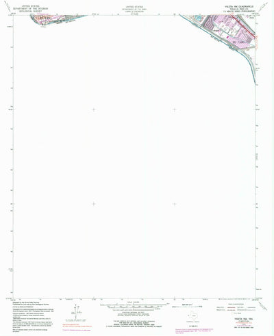 United States Geological Survey Ysleta NW, TX (1955, 24000-Scale) digital map