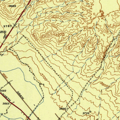 United States Geological Survey Ysleta, TX (1941, 62500-Scale) digital map