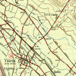 United States Geological Survey Ysleta, TX (1945, 62500-Scale) digital map