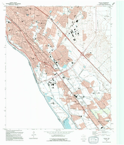 United States Geological Survey Ysleta, TX (1994, 24000-Scale) digital map