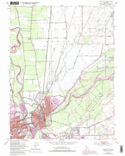 United States Geological Survey Yuba City, CA (1952, 24000-Scale) digital map