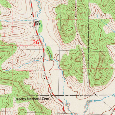 United States Geological Survey Yuba, WI (1983, 24000-Scale) digital map