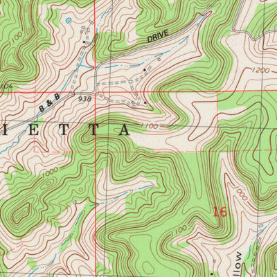 United States Geological Survey Yuba, WI (1983, 24000-Scale) digital map