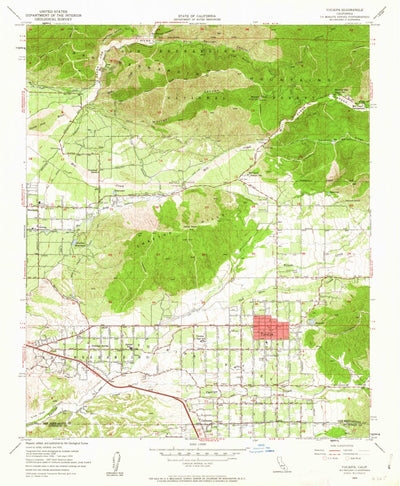 United States Geological Survey Yucaipa, CA (1954, 24000-Scale) digital map