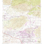 United States Geological Survey Yucaipa, CA (1967, 24000-Scale) digital map