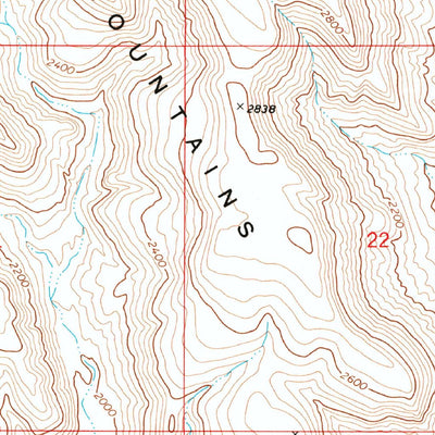 United States Geological Survey Yucca, AZ (1970, 24000-Scale) digital map