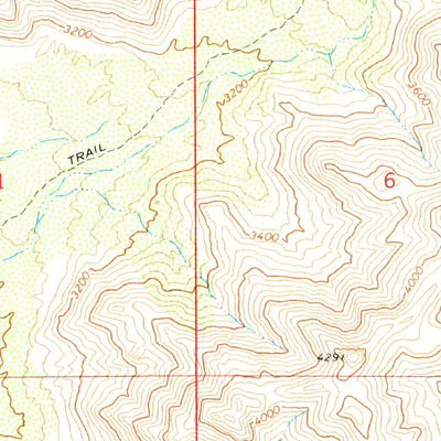 United States Geological Survey Yucca NE, AZ (1970, 24000-Scale) digital map