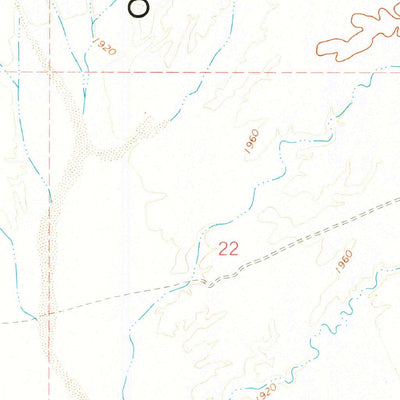United States Geological Survey Yucca NW, AZ (1970, 24000-Scale) digital map
