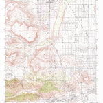 United States Geological Survey Yucca Valley North, CA (1972, 24000-Scale) digital map