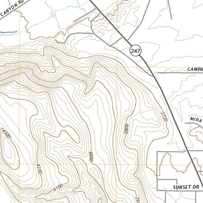 United States Geological Survey Yucca Valley North, CA (2021, 24000-Scale) digital map