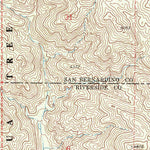 United States Geological Survey Yucca Valley South, CA (1972, 24000-Scale) digital map