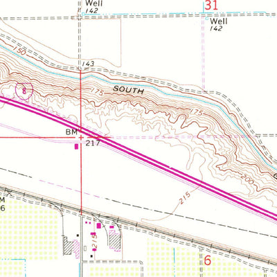 United States Geological Survey Yuma East, AZ-CA (1965, 24000-Scale) digital map