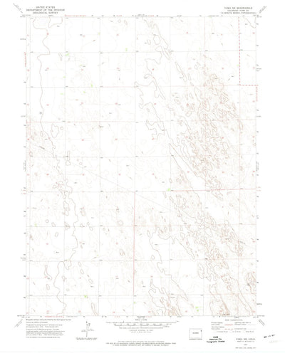 United States Geological Survey Yuma NE, CO (1971, 24000-Scale) digital map