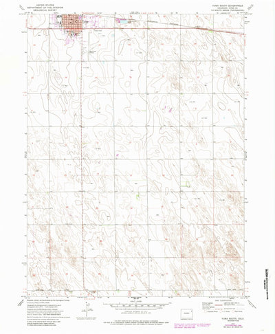United States Geological Survey Yuma South, CO (1972, 24000-Scale) digital map